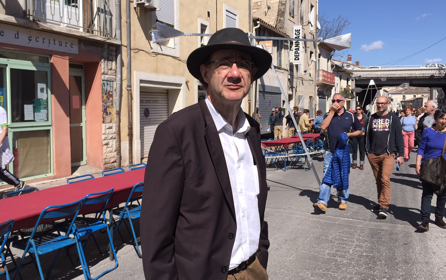 Pierre Sauvageot lors de l'ouverture de la ZAT 2016 Montpellier