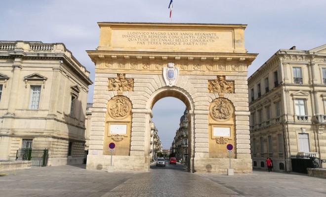 L'Arc de Triomphe, l'un des monuments en visite pour la Journée Européenne du Patrimoine à Montpellier.