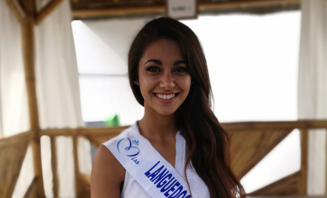 Aurore Kichenin au salon des expositions de Montpellier.