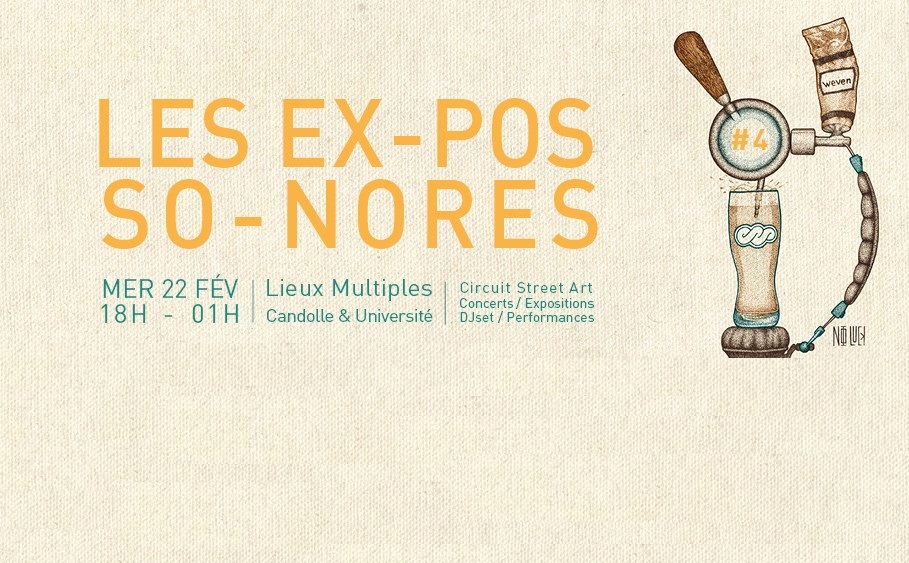 Visu des expos sonores organisées par Weven à Montpellier.