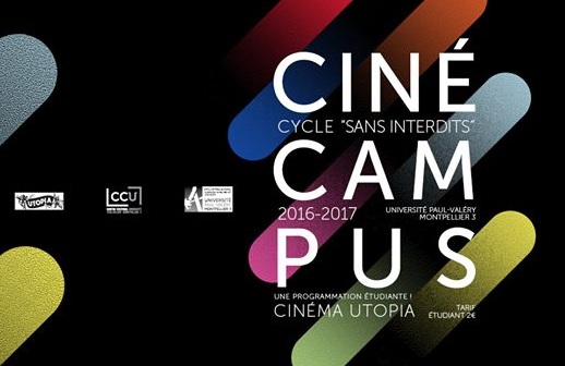affiche Ciné-Campus UPV Montpellier.