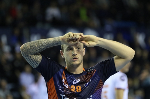 Valentin Porte du MHB au Palais des Sports René Bougnol Montpellier