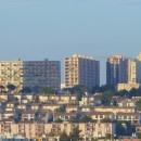 Montpellier, vue sur les Hauts-De-Massane, un des quartiers populaires de la ville. (Crédit photo : © Mapio.net)