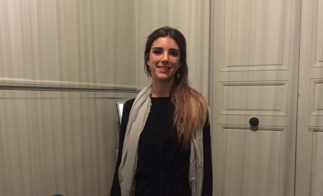 Julie Artis lors d'un happy@work au Come'N'Work. C.P : F.A