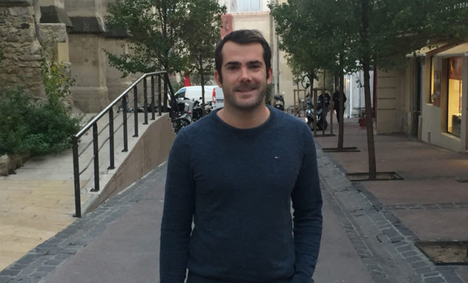 Fabien Boyaval, créateur de l'application « Mon Chaperon » Montpellier. C.P : F.A