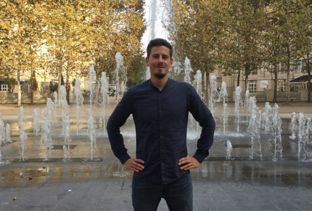 Au quartier Antigone, un des lieux préférés de Christopher Hennig à Montpellier.