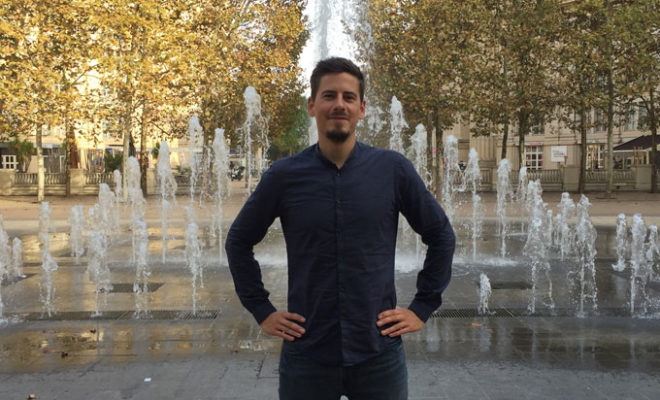 Au quartier Antigone, un des lieux préférés de Christopher Hennig à Montpellier.