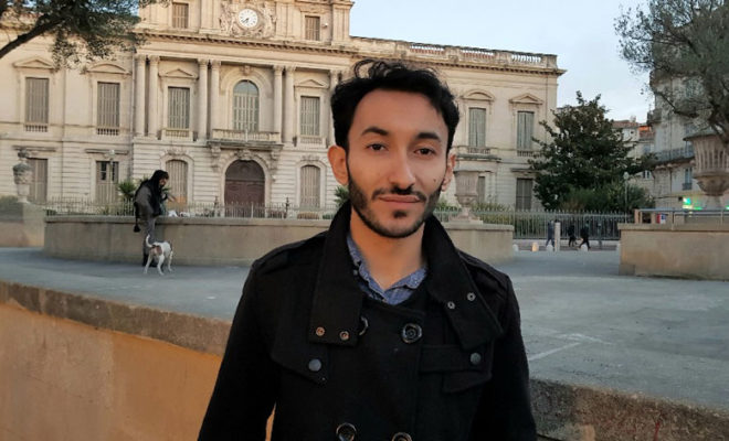 Norden un Humans Of Montpellier face à la préfecture. C.P : F.A