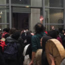 Une occupation de la Faculté de Droit et de Science Politique qui a engendré plusieurs moments de tension. C.P : F.A