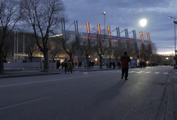 Le stade de La Mosson au coeur du quartier de La Paillade