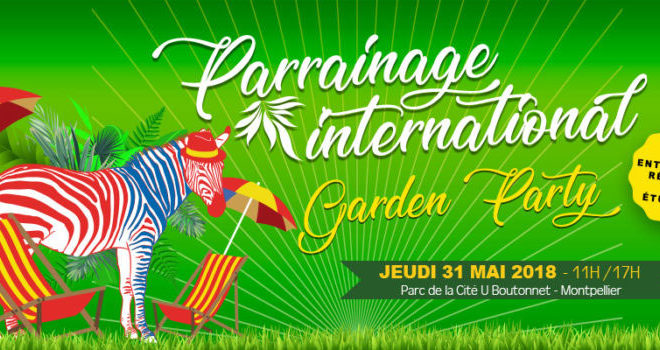 Affiche de la Garden Party.