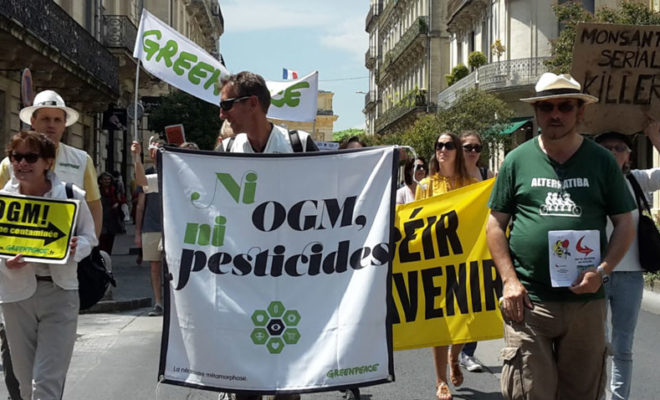 Tête de file de la mobilisation contre Monsanto