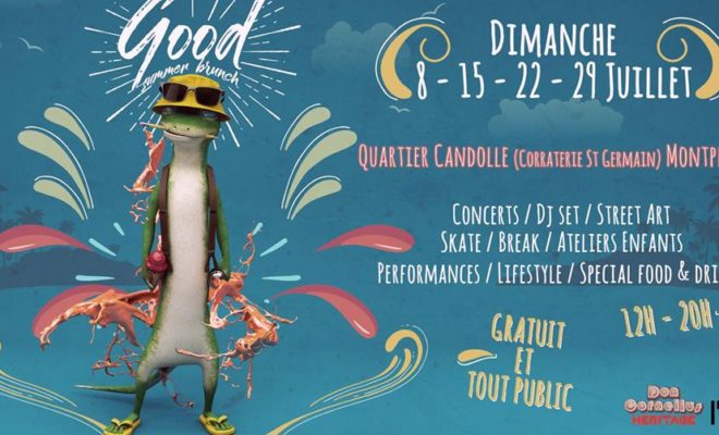 Image officiel de l'événement " Good Summer Brunch " au quartier Candolle Montpellier