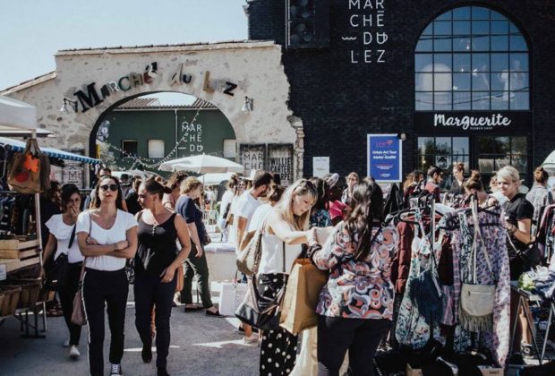 Le marché du Lez à Montpellier lors des précédents vide dressing. C.P : Agence "Les Coquettes"