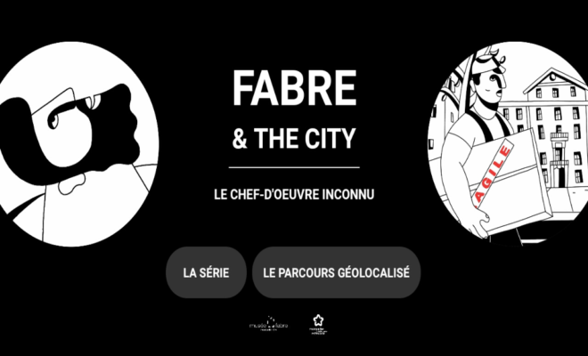 Page d'acceuil de Fabre and the city. C.E