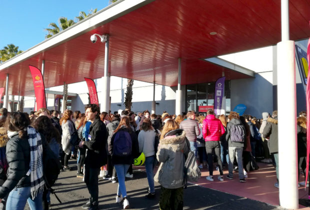 Entrée du Salon de l'Enseignement Supérieur