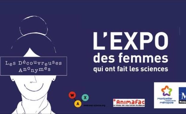 Visuel de l'exposition "Les découvreuses Anonymes", qui était présente dans la salle d'exposition de l'Hotel de ville du 4 au 15 mars. © Lisa Martinez