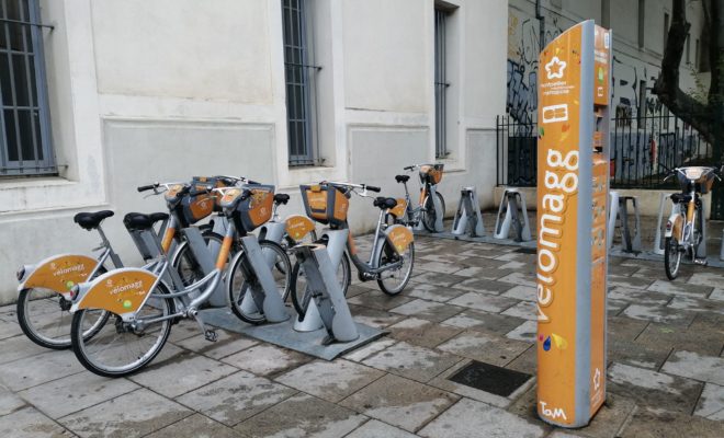 Ecoresponsabilité : station vélomagg Albert premier